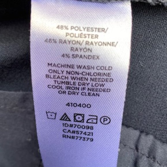 Ann Taylor navy blue ankle pants size 0P - Picture 9 of 9